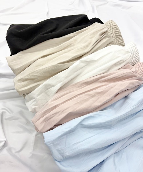 Alite cloth(アリーテクロス)の「バルーンスカパン(スカート・レディース・ブルー/ホワイト/ピンク/ブラック/ベージュ・FREE)」の7枚目の写真