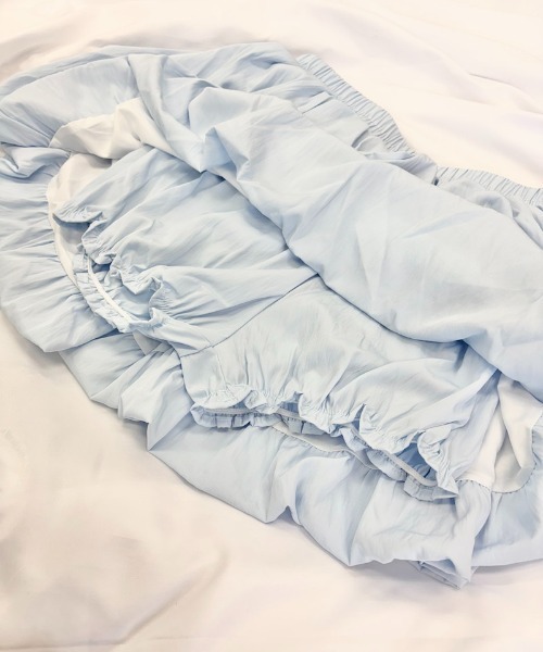 Alite cloth(アリーテクロス)の「バルーンスカパン(スカート・レディース・ブルー/ホワイト/ピンク/ブラック/ベージュ・FREE)」の6枚目の写真