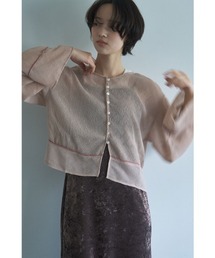 marjour | SHEER CRINKLE CARDIGAN(カーディガン/ボレロ)