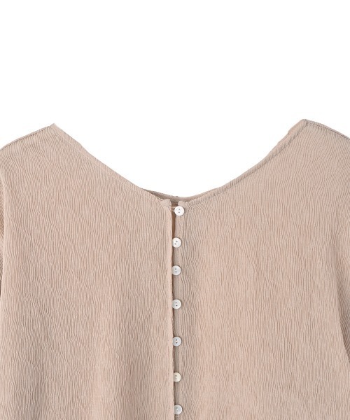 marjour(マージュール)の「SHEER CRINKLE CARDIGAN(カーディガン/ボレロ・レディース・ピンク/ブラック・M)」の22枚目の写真