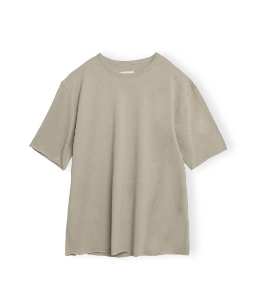 BROWNYARD(ブラウンヤード)の「カットオフハーフスリーブ、ベージュ(Tシャツ/カットソー・メンズ・その他・5/4/3/6)」の1枚目の写真