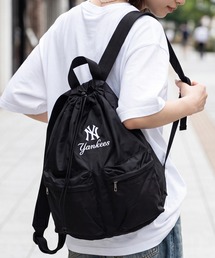 MLB（メジャーリーグベースボール）の「【MLB/メジャーリーグベースボール】アソート ワンポイントロゴ ドローコード ナップサック / バックパック（バックパック/リュック）」