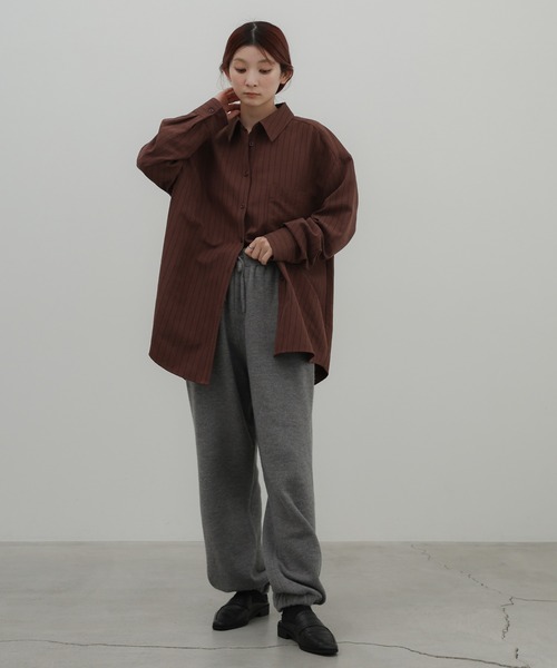 select MOCA(セレクトモカ)の「【ZOZO限定先行販売】ニットパンツ(その他パンツ・レディース・ライトグレー/チャコールグレー/アイボリー/ブラック・LARGE/MEDIUM)」の5枚目の写真