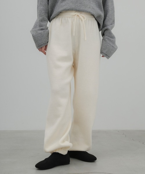 select MOCA(セレクトモカ)の「【ZOZO限定先行販売】ニットパンツ(その他パンツ・レディース・ライトグレー/チャコールグレー/アイボリー/ブラック・LARGE/MEDIUM)」の12枚目の写真