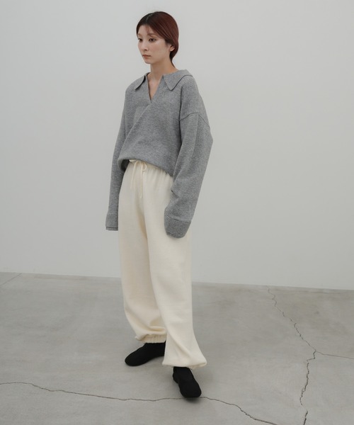 select MOCA(セレクトモカ)の「【ZOZO限定先行販売】ニットパンツ(その他パンツ・レディース・ライトグレー/チャコールグレー/アイボリー/ブラック・LARGE/MEDIUM)」の14枚目の写真