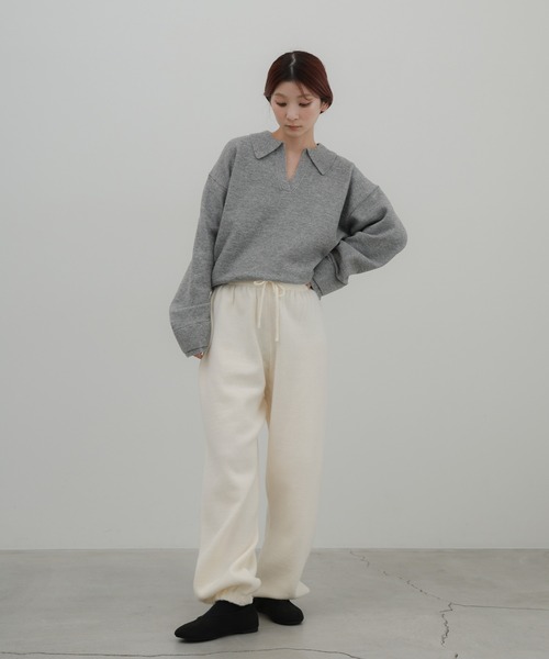 select MOCA(セレクトモカ)の「【ZOZO限定先行販売】ニットパンツ(その他パンツ・レディース・ライトグレー/チャコールグレー/アイボリー/ブラック・LARGE/MEDIUM)」の15枚目の写真