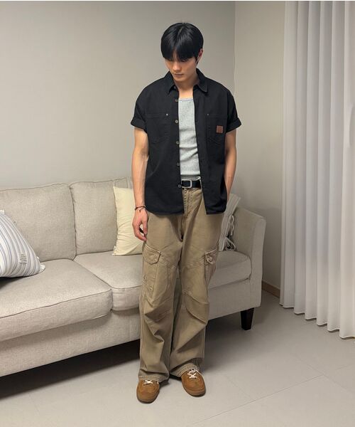 DECOROSO（デコローゾ）の「テクスチャーリブスリーブレス[グレー]（Tシャツ/カットソー・メンズ・その他・MEDIUM/LARGE/X-LARGE）」の11枚目の写真