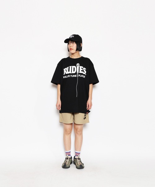 RUDIE'S（ルーディーズ）の「SLICK MIC TEE（Tシャツ/カットソー・メンズ・ブラック/ホワイト・M/XXL/XL/L）」の2枚目の写真