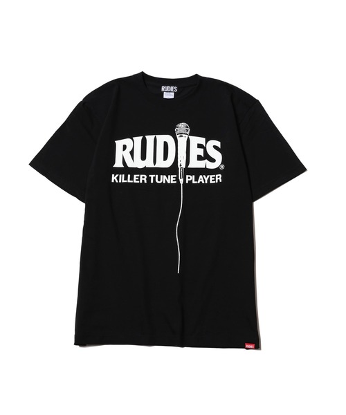 RUDIE'S（ルーディーズ）の「SLICK MIC TEE（Tシャツ/カットソー・メンズ・ブラック/ホワイト・M/XXL/XL/L）」の3枚目の写真