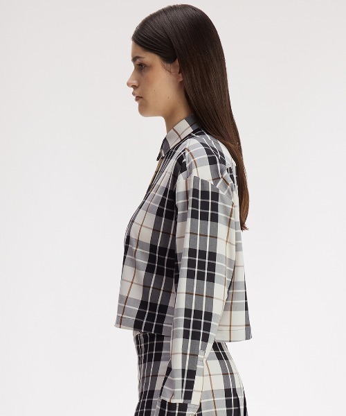 FRED PERRY(フレッドペリー)の「Tartan Shirt/タータンチェックシャツ(シャツ/ブラウス・レディース・ベージュ・10)」の13枚目の写真