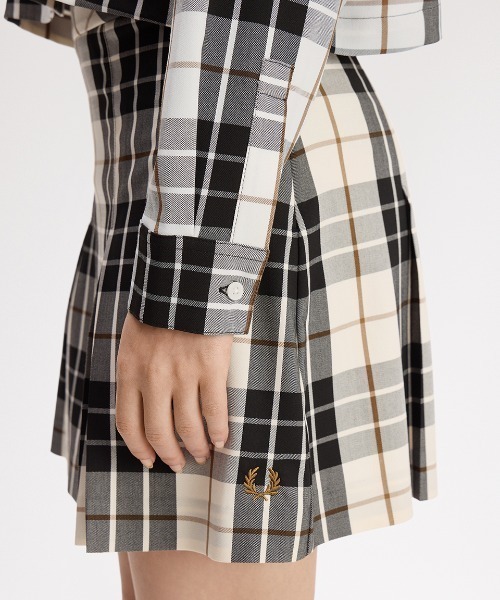 FRED PERRY(フレッドペリー)の「Tartan Shirt/タータンチェックシャツ(シャツ/ブラウス・レディース・ベージュ・10)」の11枚目の写真