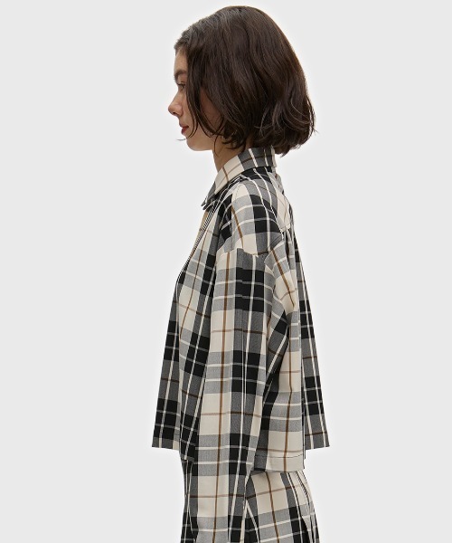 FRED PERRY(フレッドペリー)の「Tartan Shirt/タータンチェックシャツ(シャツ/ブラウス・レディース・ベージュ・10)」の5枚目の写真