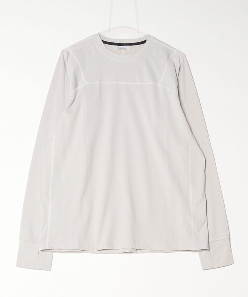 BROKEN BASE(ブロークンベース)の「BrokenBase running core / Active-Pique Long Sleeve T-shirt(Tシャツ/カットソー・メンズ・グレー/ブラック・LARGE/MEDIUM)」の13枚目の写真