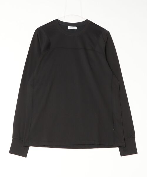 BROKEN BASE(ブロークンベース)の「BrokenBase running core / Active-Pique Long Sleeve T-shirt(Tシャツ/カットソー・メンズ・グレー/ブラック・LARGE/MEDIUM)」の14枚目の写真