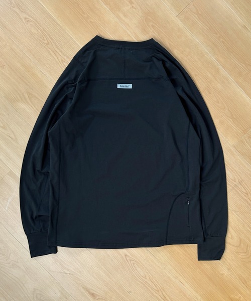 BROKEN BASE(ブロークンベース)の「BrokenBase running core / Active-Pique Long Sleeve T-shirt(Tシャツ/カットソー・メンズ・グレー/ブラック・LARGE/MEDIUM)」の11枚目の写真
