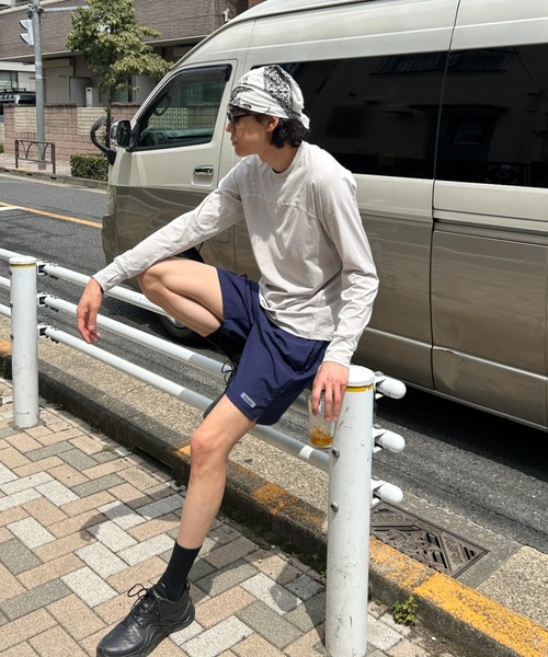 BROKEN BASE(ブロークンベース)の「BrokenBase running core / Active-Pique Long Sleeve T-shirt(Tシャツ/カットソー・メンズ・グレー/ブラック・LARGE/MEDIUM)」の4枚目の写真