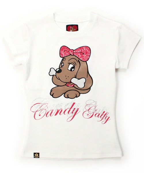 GALFY（ガルフィー）の「Candy Galfy-キラピカラブリィTee（Tシャツ/カットソー・レディース・ホワイト/ブラック/ピンク・FREE）」の11枚目の写真