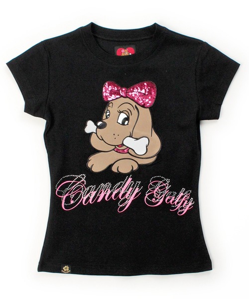 GALFY（ガルフィー）の「Candy Galfy-キラピカラブリィTee（Tシャツ/カットソー・レディース・ホワイト/ブラック/ピンク・FREE）」の10枚目の写真