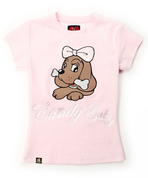 GALFY（ガルフィー）の「Candy Galfy-キラピカラブリィTee（Tシャツ/カットソー・レディース・ホワイト/ブラック/ピンク・FREE）」の9枚目の写真
