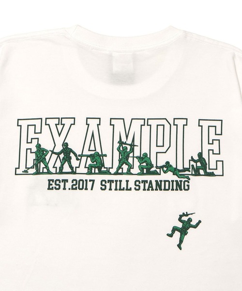 EXAMPLE(エグザンプル)の「EXAMPLE STILL STANDING S/S TEE(Tシャツ/カットソー・メンズ・ホワイト/アッシュ/ブラック・XXL/XL/L/M)」の9枚目の写真