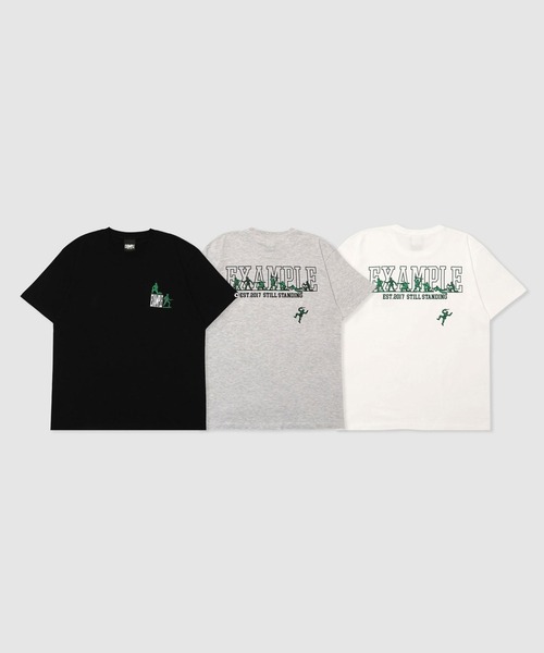 EXAMPLE(エグザンプル)の「EXAMPLE STILL STANDING S/S TEE(Tシャツ/カットソー・メンズ・ホワイト/アッシュ/ブラック・XXL/XL/L/M)」の5枚目の写真