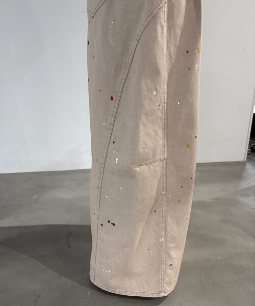 DouDou(ドゥドゥ)の「ペイントパンツ(その他パンツ・レディース・ブルー/ベージュ・38/36)」の20枚目の写真