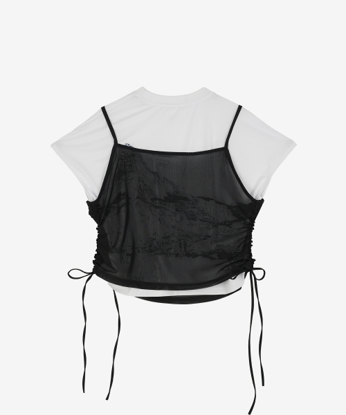 KZM（ケージエム）の「冷感プリント半袖Tシャツ WHITE（Tシャツ/カットソー・レディース・ホワイト・SMALL/MEDIUM/LARGE）」の5枚目の写真