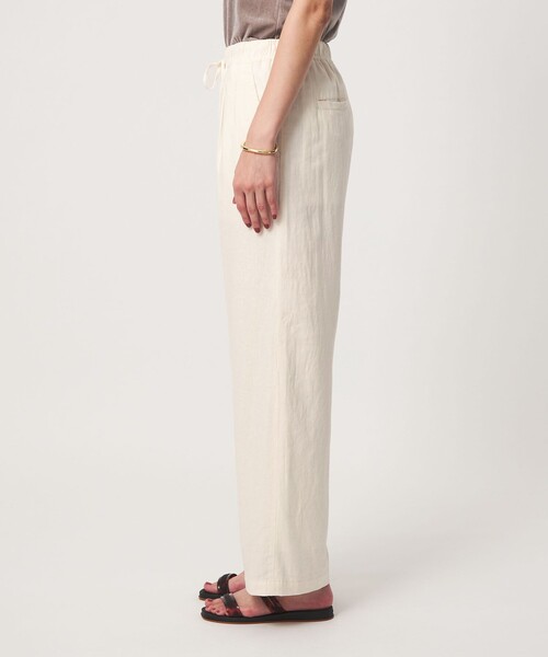 green label relaxing（グリーンレーベルリラクシング）の「BREEZE LINEN ブリーズリネン ワイド パンツ 3 オフホワイト（その他パンツ・レディース・オフホワイト・44/TALL/34/40/SHORT/38/42/36）」の8枚目の写真