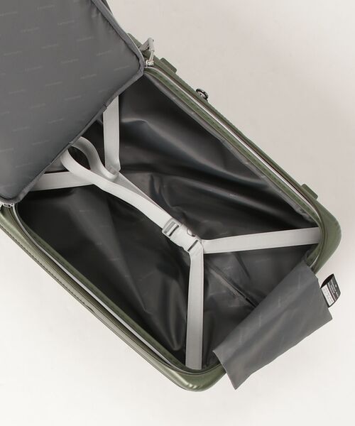 Samsonite（サムソナイト）の「サムソナイト FLATFORM スピナー 55/20 エキスパンダー FT メタリックグリーン（スーツケース/キャリーバッグ・メンズ・ダークグリーン系・S）」の18枚目の写真