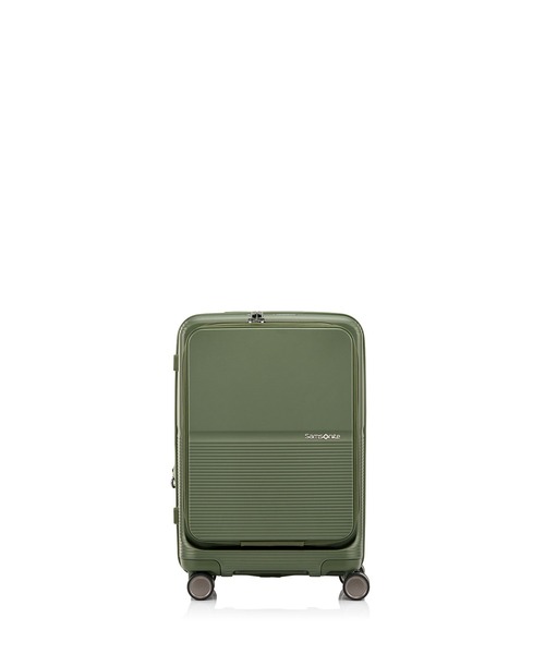 Samsonite（サムソナイト）の「サムソナイト FLATFORM スピナー 55/20 エキスパンダー FT メタリックグリーン（スーツケース/キャリーバッグ・メンズ・ダークグリーン系・S）」の3枚目の写真