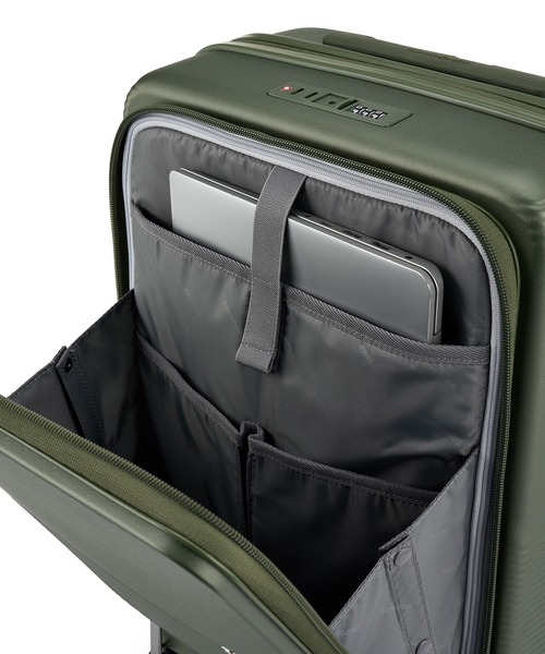 Samsonite（サムソナイト）の「サムソナイト FLATFORM スピナー 55/20 エキスパンダー FT メタリックグリーン（スーツケース/キャリーバッグ・メンズ・ダークグリーン系・S）」の13枚目の写真