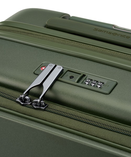 Samsonite（サムソナイト）の「サムソナイト FLATFORM スピナー 55/20 エキスパンダー FT メタリックグリーン（スーツケース/キャリーバッグ・メンズ・ダークグリーン系・S）」の10枚目の写真