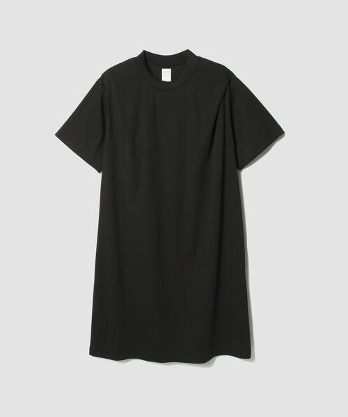 ESTNATION(エストネーション)の「GOOD PEOPLE GOOD STITCHING GOOD PRODUCT for ESTNATION / フレスカウルトラハイゲージTシャツワンピース(ワンピース・レディース・ホワイト/ブラック・FREE)」の1枚目の写真