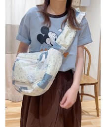 Samansa Mos2 | 【Cross×Staff】ボトルポケ付/ハーフムーンフリルbag(ハンドバッグ)