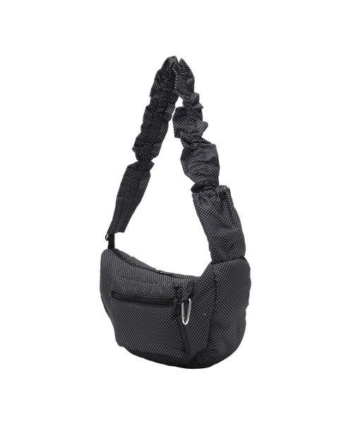 Samansa Mos2(サマンサ モスモス)の「【Cross×Staff】ボトルポケ付/ハーフムーンフリルbag(ハンドバッグ・レディース・チャコールグレー/キャメル/オフホワイト・F)」の10枚目の写真