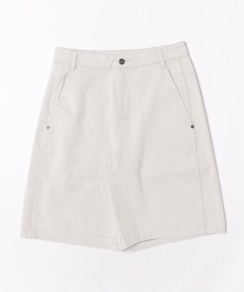 Studio Doe(スタジオドー)の「Studio Doe SOFT HABIT - A-LINE WOVEN DENIM SIX-POI(その他パンツ・レディース・オフホワイト・SMALL)」の9枚目の写真