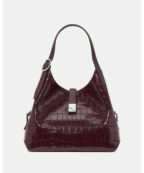 kate spade new york（ケイトスペード ニューヨーク）の「デコ クロコ エンボスド クロスボディ バッグ（ショルダーバッグ・レディース・パープル・ONESIZE）」の3枚目の写真