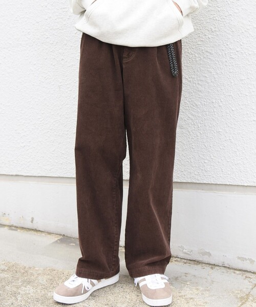 SHIPS any(シップス エニィ)の「〈洗濯機可能〉ブリーチ コーデュロイ リラックス イージー パンツ◇(その他パンツ・メンズ・ブラウン/チャコールグレー/ベージュ・LARGE/MEDIUM)」の1枚目の写真