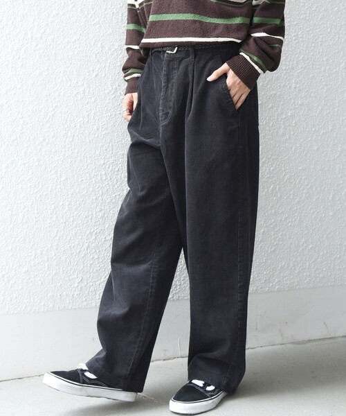 SHIPS any(シップス エニィ)の「〈洗濯機可能〉ブリーチ コーデュロイ リラックス イージー パンツ◇(その他パンツ・メンズ・ブラウン/チャコールグレー/ベージュ・LARGE/MEDIUM)」の7枚目の写真