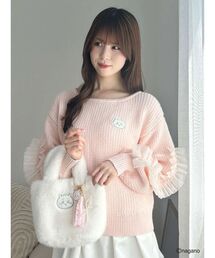 dazzlin | 【ちいかわ/dazzlin specialcollection】モコモコフリルバッグ(ハンドバッグ)