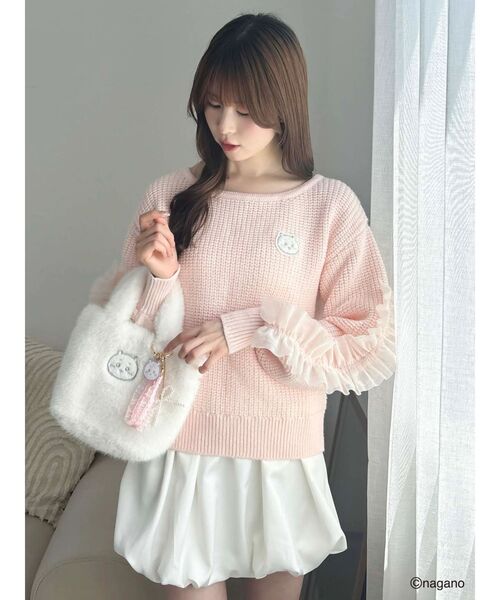 dazzlin(ダズリン)の「【ちいかわ/dazzlin specialcollection】モコモコフリルバッグ(ハンドバッグ・レディース・イエロー/ブルー/オフホワイト・FREE)」の9枚目の写真