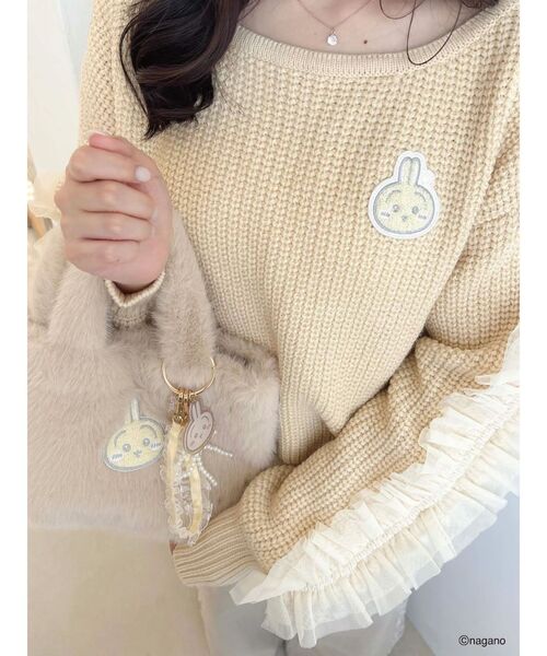 dazzlin(ダズリン)の「【ちいかわ/dazzlin specialcollection】モコモコフリルバッグ(ハンドバッグ・レディース・イエロー/ブルー/オフホワイト・FREE)」の16枚目の写真