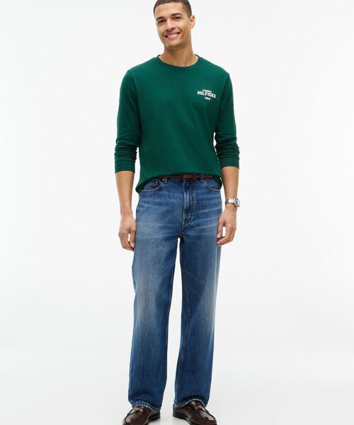 TOMMY HILFIGER(トミーヒルフィガー)の「1985グラフィックロングスリーブTシャツ(Tシャツ/カットソー・メンズ・ホワイト/ネイビー/グリーン・MEDIUM/SMALL/LARGE/X-LARGE)」の8枚目の写真