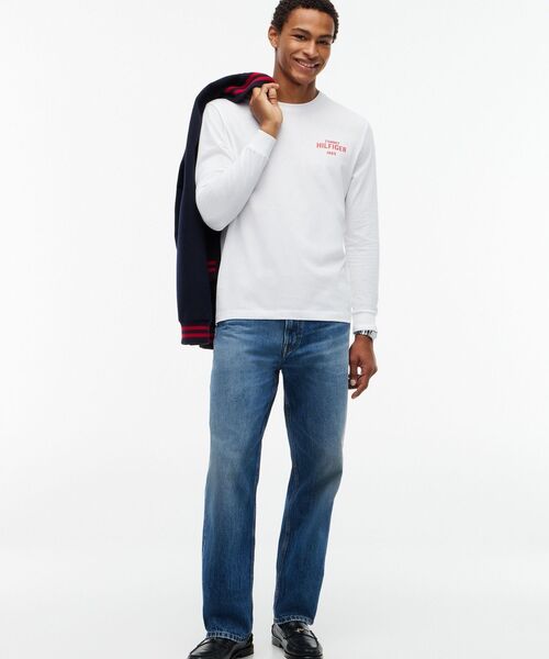 TOMMY HILFIGER(トミーヒルフィガー)の「1985グラフィックロングスリーブTシャツ(Tシャツ/カットソー・メンズ・ホワイト/ネイビー/グリーン・MEDIUM/SMALL/LARGE/X-LARGE)」の15枚目の写真