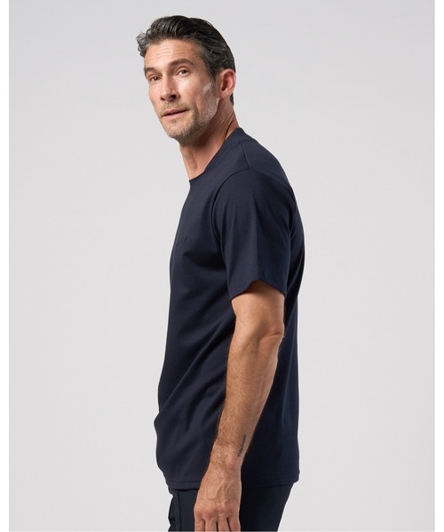 wjk（ダヴルジェイケイ）の「luxury cotton high back neck S/S（Tシャツ/カットソー・メンズ・ブラック/ネイビー/ホワイト・SMALL/MEDIUM/LARGE/X-LARGE）」の16枚目の写真