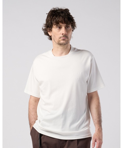 wjk（ダヴルジェイケイ）の「luxury cotton high back neck S/S（Tシャツ/カットソー・メンズ・ブラック/ネイビー/ホワイト・SMALL/MEDIUM/LARGE/X-LARGE）」の19枚目の写真