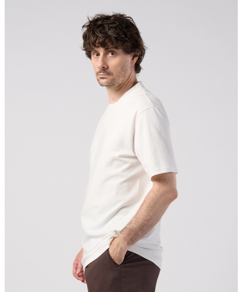 wjk（ダヴルジェイケイ）の「luxury cotton high back neck S/S（Tシャツ/カットソー・メンズ・ブラック/ネイビー/ホワイト・SMALL/MEDIUM/LARGE/X-LARGE）」の20枚目の写真