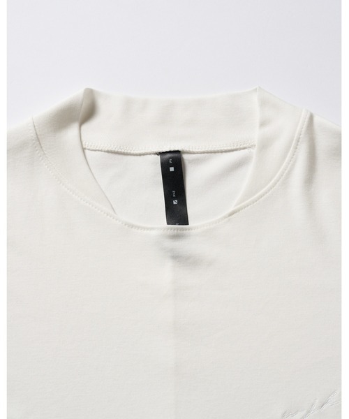 wjk（ダヴルジェイケイ）の「luxury cotton high back neck S/S（Tシャツ/カットソー・メンズ・ブラック/ネイビー/ホワイト・SMALL/MEDIUM/LARGE/X-LARGE）」の4枚目の写真