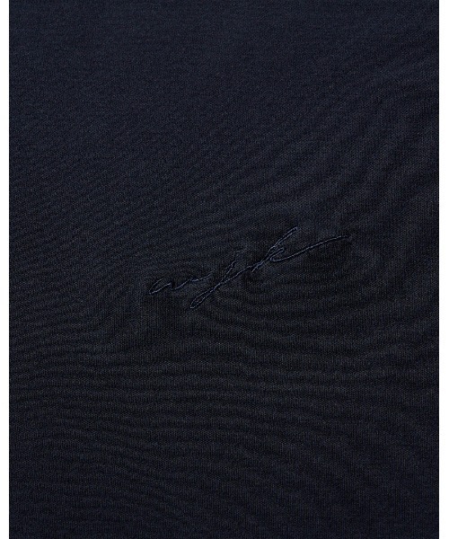 wjk（ダヴルジェイケイ）の「luxury cotton high back neck S/S（Tシャツ/カットソー・メンズ・ブラック/ネイビー/ホワイト・SMALL/MEDIUM/LARGE/X-LARGE）」の9枚目の写真