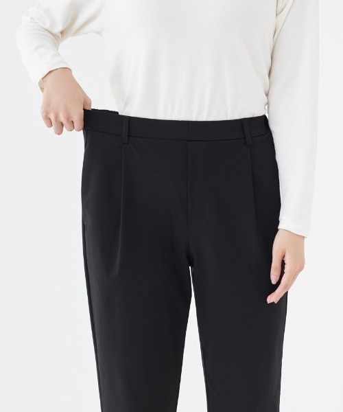 Tuche（トゥシェ）の「Tuche/トゥシェ テーパードパンツ マットレーヨン混 ストレッチ（その他パンツ・レディース・ネイビー/グレー/ブラック・MEDIUM/LARGE/X-LARGE/SMALL）」の13枚目の写真